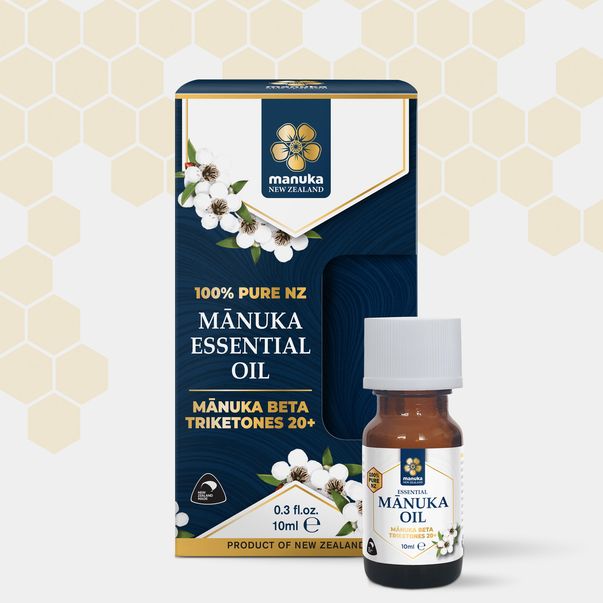 Puro 100% Aceite Esencial de Manuka de Nueva Zelanda (10 ml